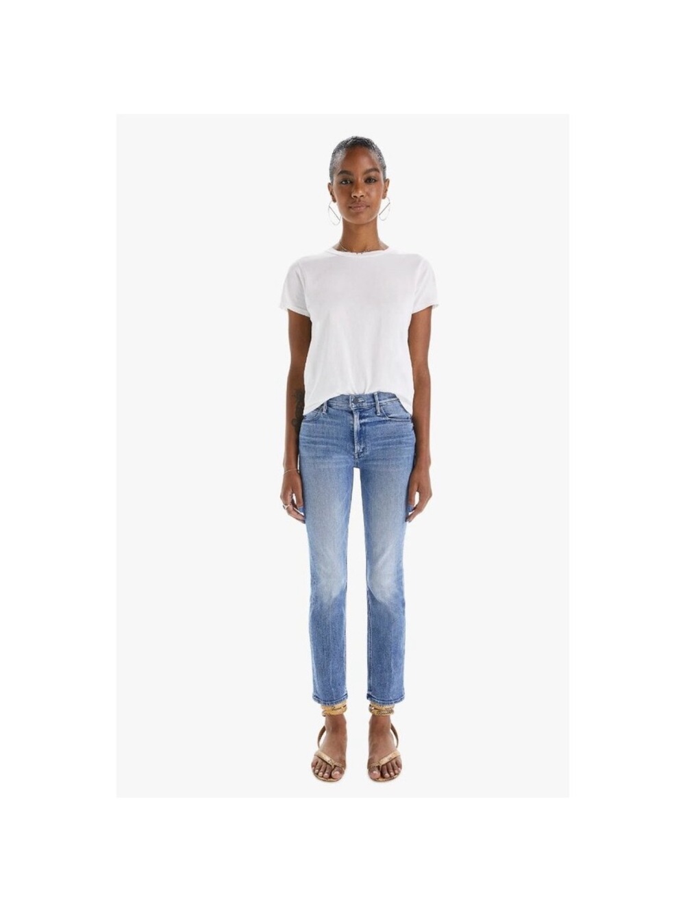 MOTHER The Mid Rise Dazzler Ankle in We The Animals sz 27 - Picture 4 of 11